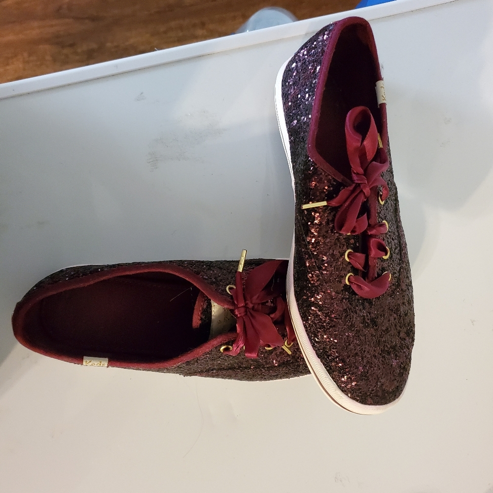 Kate Spade x Keds glitter shoes